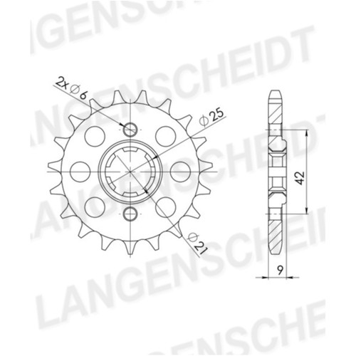 Langanhaltendes grobverzahntes - langanhaltendes,
