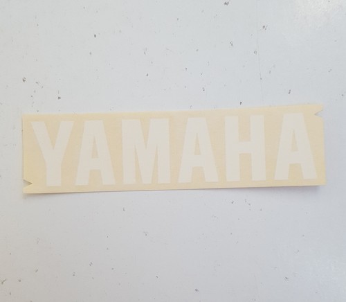 Yamaha schriftzug weiß - 1, x