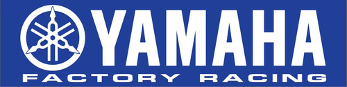 Yamaha motorrad racing - motorrad, werbe