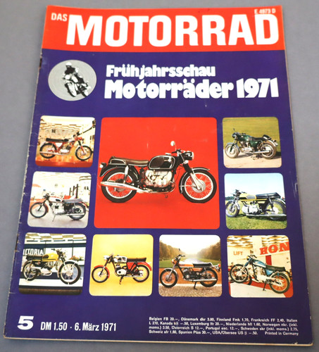 Das motorrad 1971 yamaha 250 - 5/1971,
